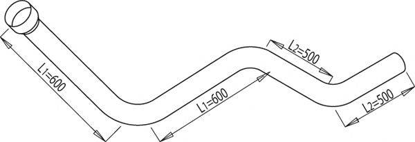 Труба выхлопного газа ZARA 9641