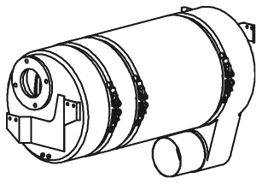 Сажевый / частичный фильтр, система выхлопа ОГ DINEX 51367