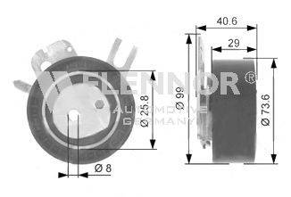 Натяжной ролик, ремень ГРМ FLENNOR FS02107
