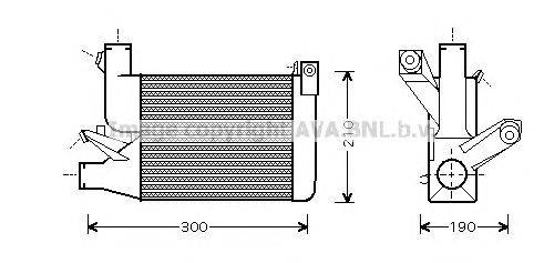 Интеркулер AVA QUALITY COOLING BW4260