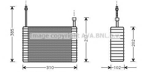 AVA QUALITY COOLING (НОМЕР: FDV359) Испаритель, кондиционер