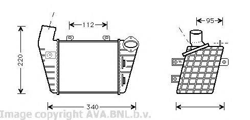 Интеркулер AVA QUALITY COOLING VW4159