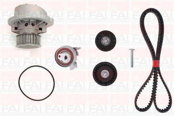 Водяной насос + комплект зубчатого ремня FAI AutoParts TBK156-6382