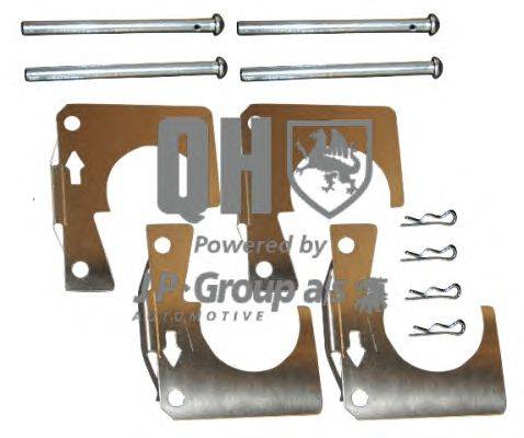 Комплектующие, колодки дискового тормоза JP GROUP BFK758