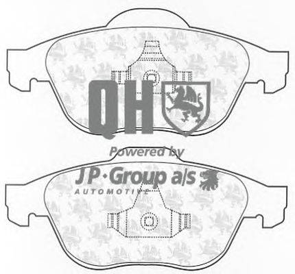 Комплект тормозных колодок, дисковый тормоз JP GROUP BP1321