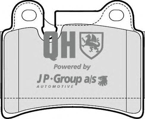 Комплект тормозных колодок, дисковый тормоз JP GROUP BP1569