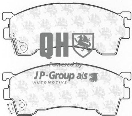 Комплект тормозных колодок, дисковый тормоз JP GROUP BP751