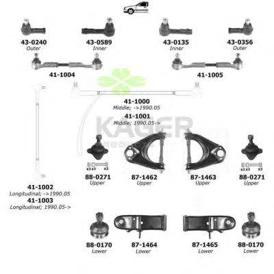 Подвеска колеса KAGER 800220