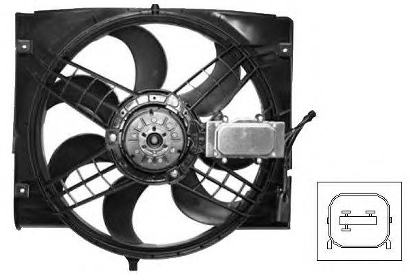 Вентилятор, охлаждение двигателя J. DEUS EV050760