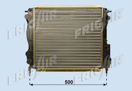 Радиатор, охлаждение двигателя FRIGAIR 0109.3119