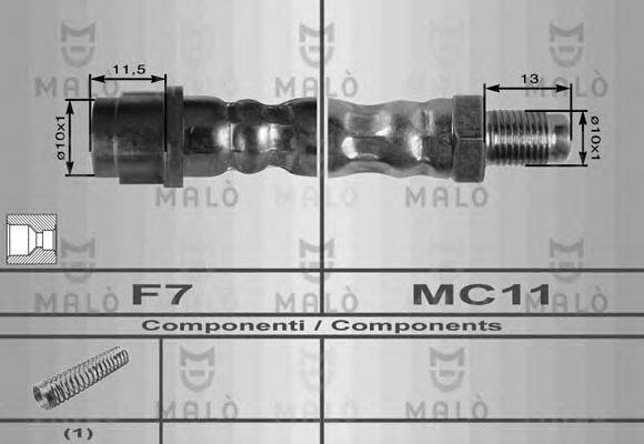 Тормозной шланг MALÒ 80195