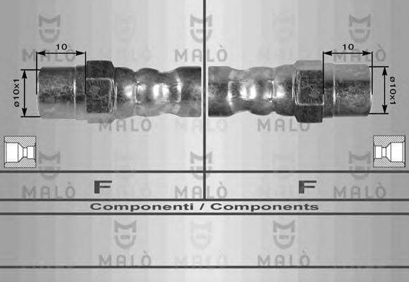 Тормозной шланг MALÒ 80238