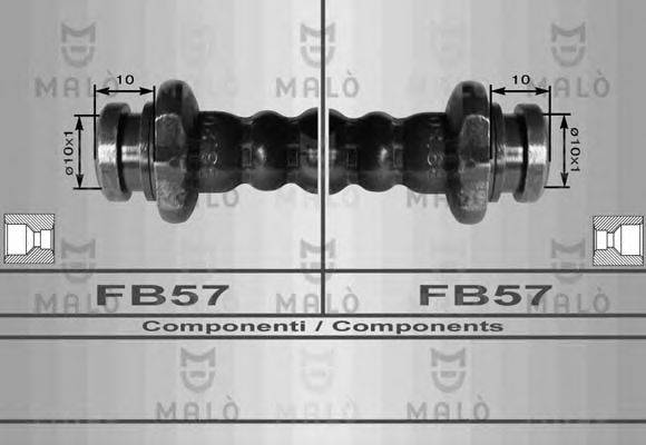 Тормозной шланг MALÒ 80575