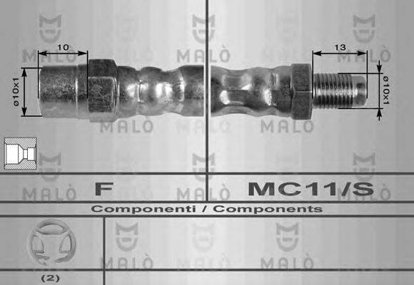 Тормозной шланг MALÒ 8249