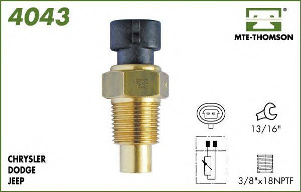 Датчик, температура охлаждающей жидкости MTE-THOMSON 4043