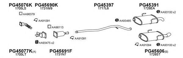 Система выпуска ОГ VENEPORTE 450307