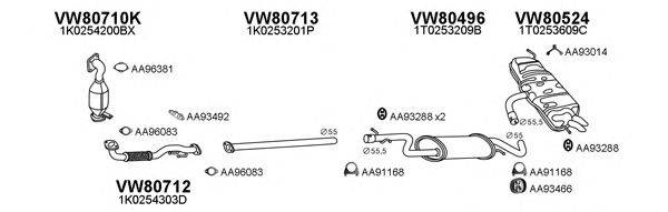 Система выпуска ОГ VENEPORTE 800658