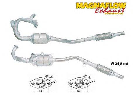 Катализатор MAGNAFLOW 81830