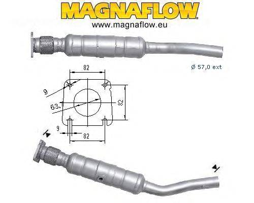 Катализатор MAGNAFLOW 61604