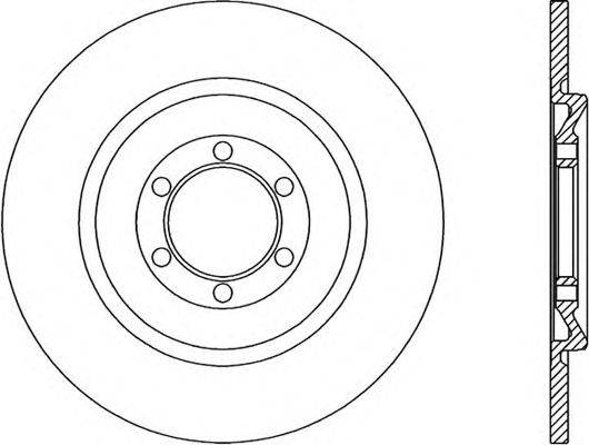 Тормозной диск OPEN PARTS BDR1003.10