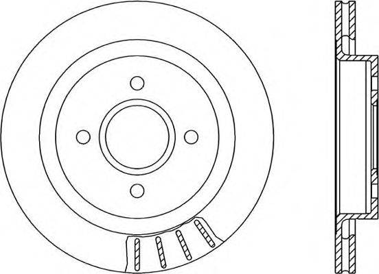 Тормозной диск OPEN PARTS BDR1178.20