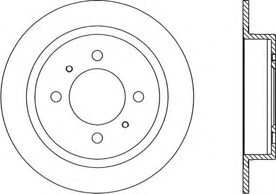 Тормозной диск OPEN PARTS BDR1396.10