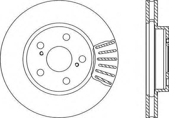 Тормозной диск OPEN PARTS BDR1725.20