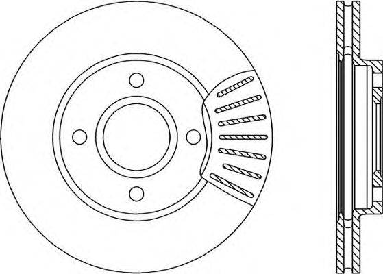 Тормозной диск OPEN PARTS BDR1739.20