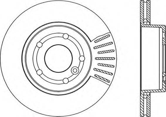 Тормозной диск OPEN PARTS BDR1749.20