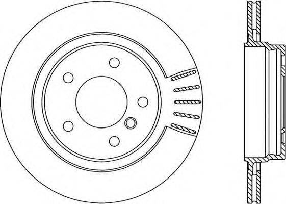 Тормозной диск OPEN PARTS BDR1758.20