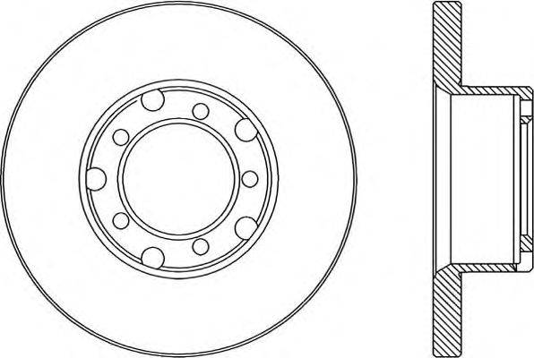 Тормозной диск OPEN PARTS BDR1783.10