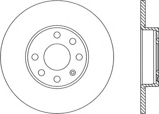 Тормозной диск OPEN PARTS BDR1806.10