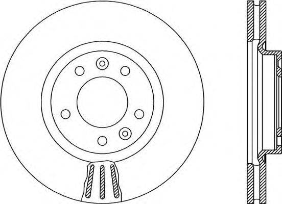 Тормозной диск OPEN PARTS BDR1898.20