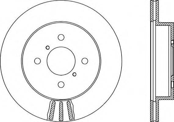 Тормозной диск OPEN PARTS BDR1921.20