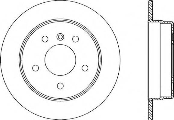 Тормозной диск OPEN PARTS BDR1952.10