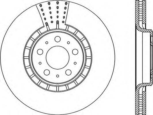 Тормозной диск OPEN PARTS BDR1977.20