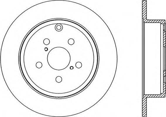 Тормозной диск OPEN PARTS BDR2177.10