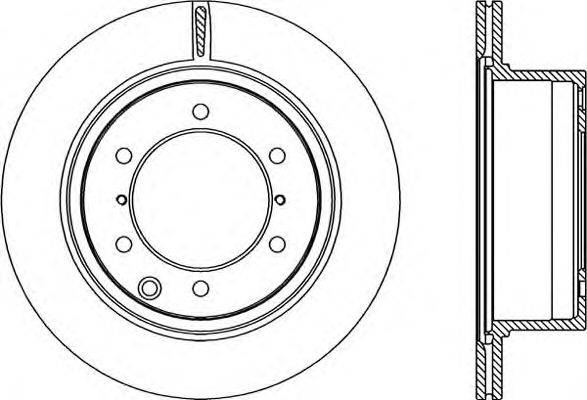 Тормозной диск OPEN PARTS BDR2211.20