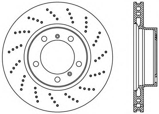 Тормозной диск OPEN PARTS BDR2231.25