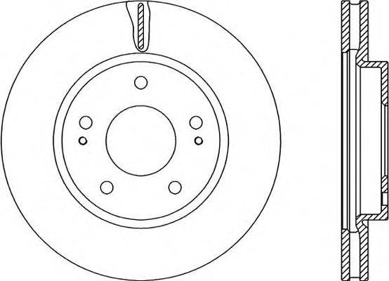 Тормозной диск OPEN PARTS BDR2237.20