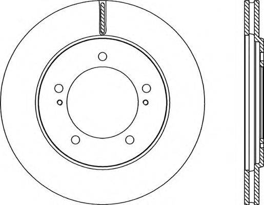 Тормозной диск OPEN PARTS BDR2273.20