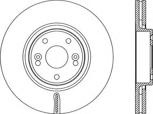 Тормозной диск OPEN PARTS BDR2323.20