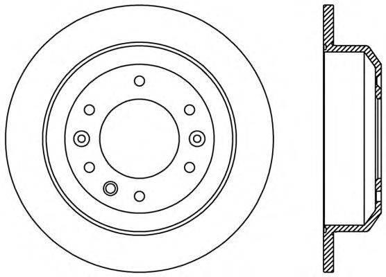 Тормозной диск OPEN PARTS BDR2372.10