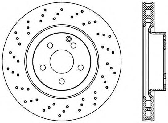 Тормозной диск OPEN PARTS BDR2373.25