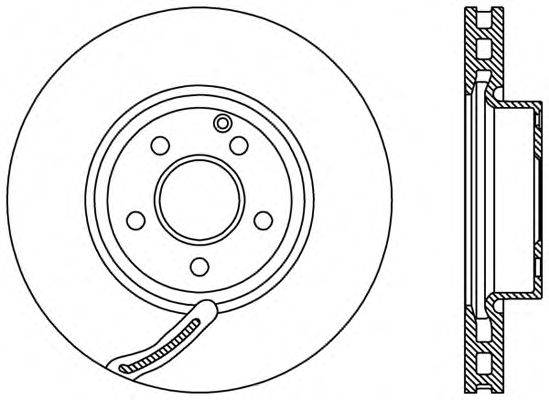 Тормозной диск OPEN PARTS BDR2392.20