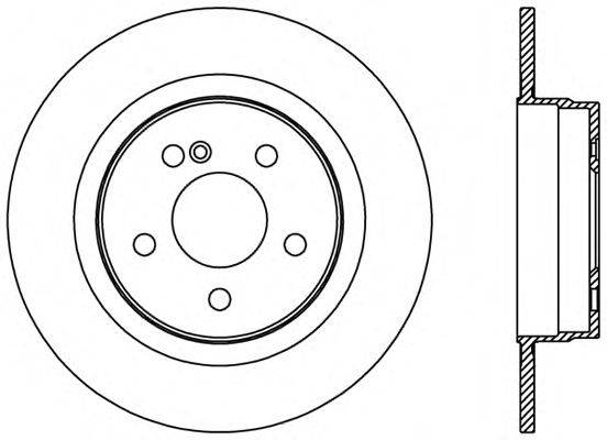 Тормозной диск OPEN PARTS BDR2395.10