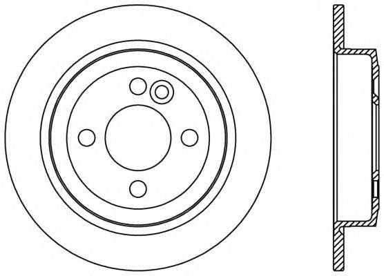 Тормозной диск OPEN PARTS BDR2430.10