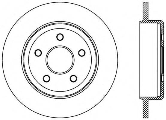 Тормозной диск OPEN PARTS BDR2446.10