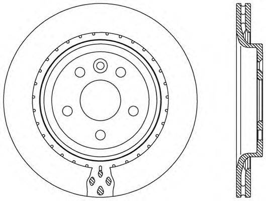 Тормозной диск OPEN PARTS BDR2458.20