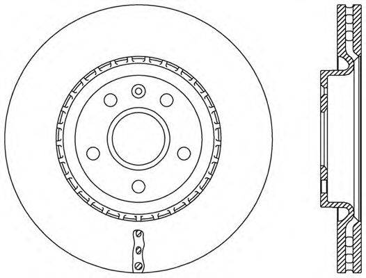 Тормозной диск OPEN PARTS BDR2496.20